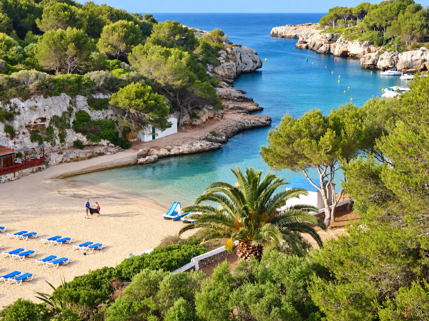 Cala en Blanes beach