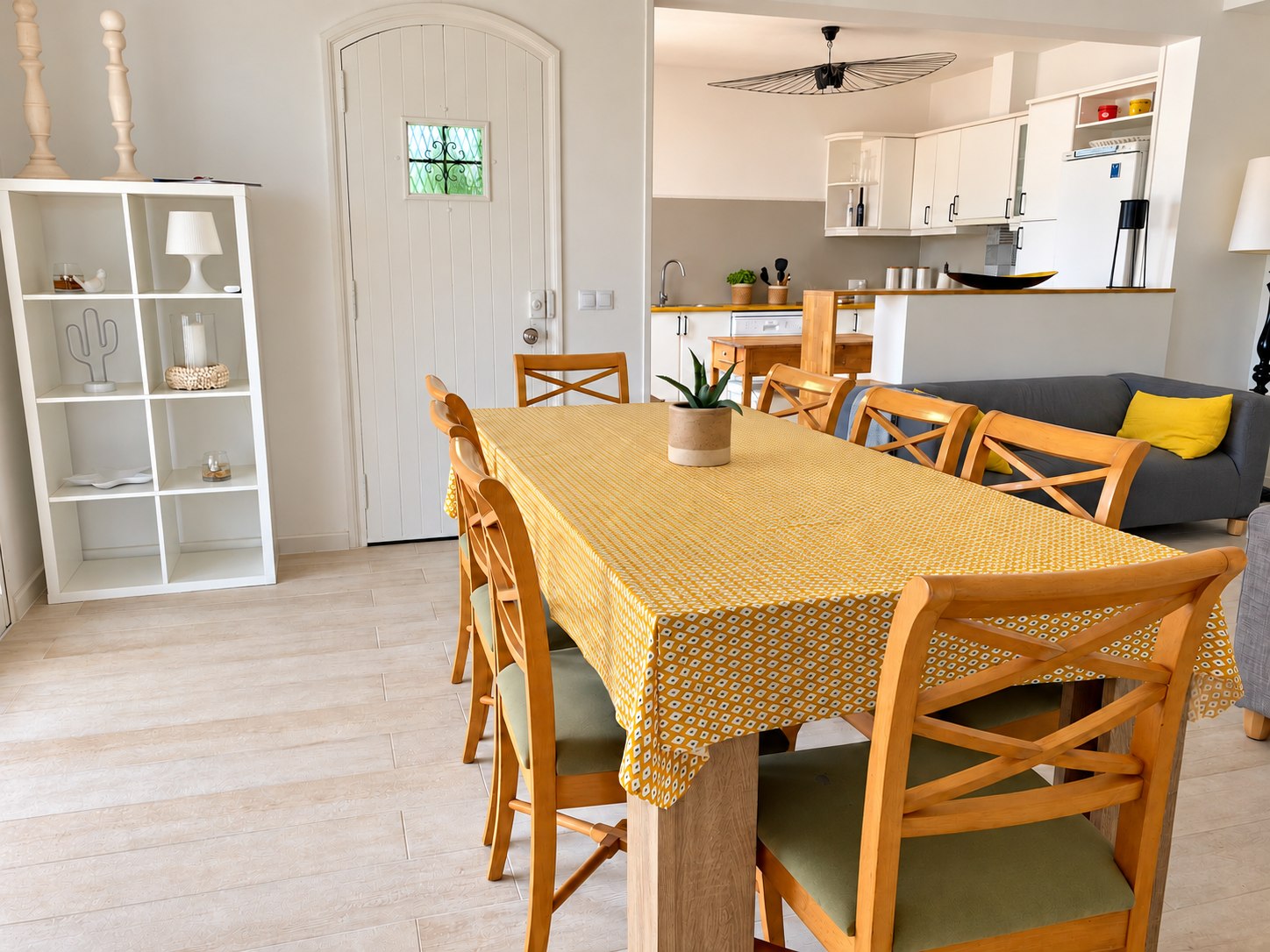 The dining room